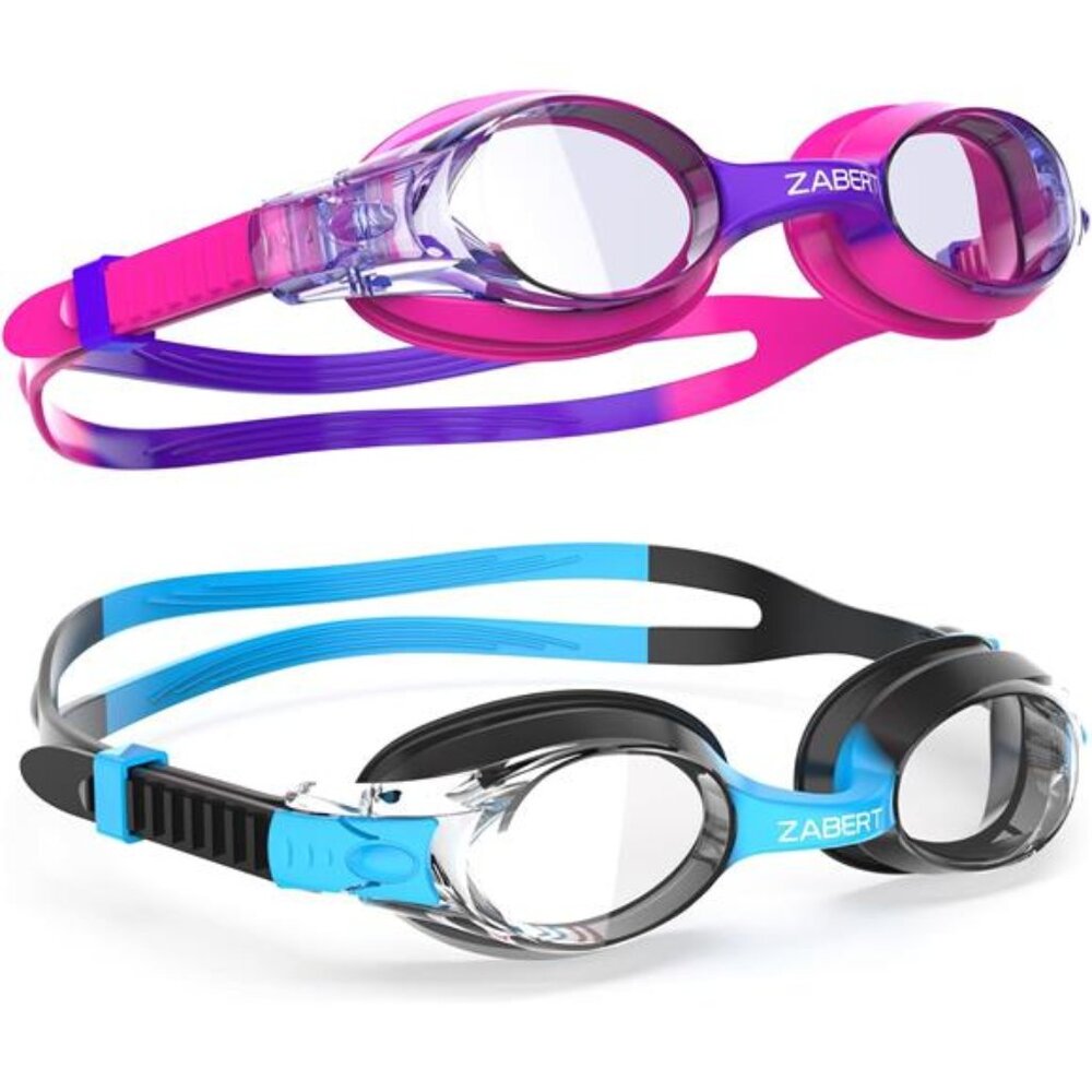 Cute Beach Swimming Goggles for Kids Girls Boys Anti-fog 100% UV Protection